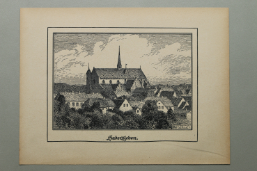 Art Print / Wilhelm Thiele Potsdam / 1920s / Hadersleben / Denmark